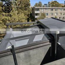 China Best Openable Auto Fixed Sliding Motorized Retractable Round Glass Roof Skylight
