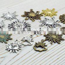 42pcs Charms Sun Cloud Antique Silver Color Mixed Pendants DIY Making Findings Tibetan Handmade Jewelry Findings thumbnail-5