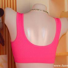 Factory Sale No Show Lingerie Set Women's 2 Piece Seamless Racerback Bra and High Waisted Underwear thumbnail-5