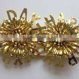 3.25" PET Red Happy Birthday Fancy Ribbon Flower Bow for Celebration/Ornament Birthday Party thumbnail-4