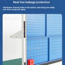 Тяжелый рабочий стол для автомобильного производства/изготовления: стальная конструкция, дизайн для высоких нагрузок и доступ к электропитанию для профессиональных гаражей. thumbnail-5