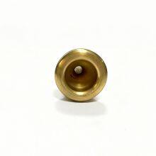 CNC Turning Milling Tapping Gold Shell Housing Machining Service Brass Aluminium Zinc Alloy Steel CNC Turning Machining Service thumbnail-4