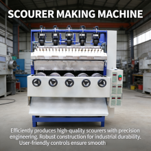 Automatic Flat Stainless Steel Scourer Making Machine thumbnail-1