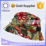 Custom Printed Hat Denim Floral Wide Brim Men Hats Plain Bucket Hat Wholesale thumbnail-5