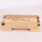 FSC Art Minds Shabby Chic Style Solid Pine 4 Tiers Handmade Essential Oil Display Rack Holder 46 Bottles for 5-15ml Wood Racks Quality Choice thumbnail-2