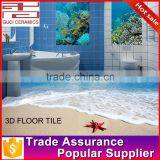 New Beach 3d Design Ceramic Floor Bathroom Tile thumbnail-2
