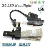 Newest !!! Efficient Heat Dissipation 2500LM Car H7 Led Headlight 12V -24V With Two Years Warranty thumbnail-1