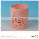 Ceramic Porcelain Cut Out Window T-light Holder thumbnail-3