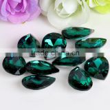 Blackish Green High Fancy Quality Wholesales Point Back Loose Teardrop Shapes Crystal Glass Beads for Jewelry Making Cheap