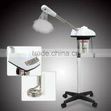 Vertical 2 IN 1 Desktop LED Magnifier Lamp FACIAL Skin Checking FACE OZONE Hot Spray STEAMER Salon SPA 5X thumbnail-2