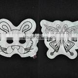 DIY Inflatable Educational Colorable 3D Plastic Mask