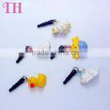 Factory Wholesale 10g Cute Animal Resin Anti Dust Plug for Samsung thumbnail-2