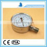 SS316 Double Scale Pressure Gauge kg and Psi thumbnail-4