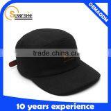 High Quality Wool Plain 5 Panel Cap and Hat Man thumbnail-5