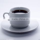 Hot selling ceramic coffee cup with spoon