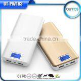 Emergency Tools Power Bank 20000mAh Mobile Portable Charger with LCD Blue Screen