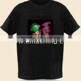 LED Flashing T Shirt,LED Message T-Shirt Led Lighting T-Shirt