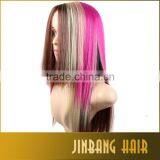Halloween Perruque Anime Cosplay Wigs Brown Blonde Fuschia Ombre Harajuku Cosplay Wig thumbnail-2