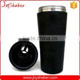 Black Coating Stainless Steel Vaccum Protein Shaker Bottle With 200ML Storage for Nutrition Powder Quality Choice thumbnail-3