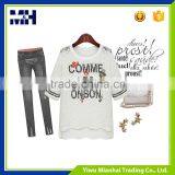 High Quality Cheap Women Shirt Designing Lace thumbnail-4