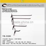5.7diameters Black Supermarket Slatwall Hanging Hook Metal Pegboard Hook thumbnail-3