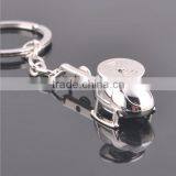 Small Plane Stainless Still Commercial Keyring thumbnail-1