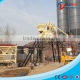 High Efficient Belt Conveyor Concrete Batching Plant With Cement Silo