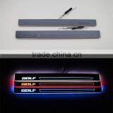 1 Pair Car LED Flash Door Sills Moving Scuff Plate Light Front Door For Volkswagen Golf Mk6 6 2009-2013 thumbnail-1