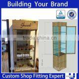 Vintage Style Design Retail Wood Eyewear Display Stand