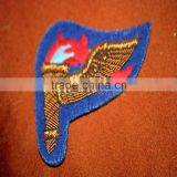 Airborne path finder bullion wire wing patch badge nice quality with hand made technic