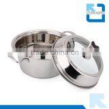 Stainless Steel High-qulity Double Handle Cooking Soup & Stock Pot thumbnail-2