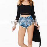 Hot Sale Body Blouses & Women Plus Size European Style Tops Black Female Tops 2014 Roupas Femininas Quality Choice thumbnail-5