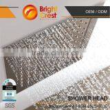 Powerful Stainless Nickel Rainwater Shower Head