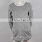 2015 OEM Factory Wholesale 100% Cotton Long Sleeve T Shirts Maternity Clothes thumbnail-3
