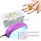 2015 Wholesale 9W LED Nail Lamp, 9W LED Nail Light for Gel Nails Curing thumbnail-2