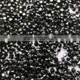Natural Round Cut Jet Black Loose Diamond Manufacturer India
