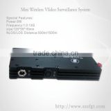 Mini Wireless FM Video Transmitter Security Equipment(Black)