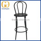 Metal Furniture Stackable bar chair metal iron adult high chair