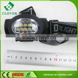 2016 Hunting Headlamps 3 Modes 60 Lumens High Power 8+2 Red Led Headlamp thumbnail-5
