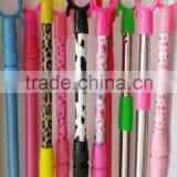 PVC cover & powder coating & steel metal cloth hanger fork with telescopic handle in high quanlity