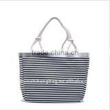 Stripe Canvas Beach Tote Bag 2013
