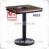 Composite Table Frame, Composite Glue Bottom Seat, Black Table Feet