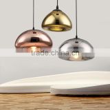 classic design copper glass bowl stairs pendant light for home decor/Gallary/coffee bar