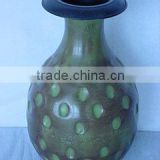 Iron Matki Shape Vase