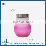 Decorative Table Top Flower Glass Vases for Carnation thumbnail-1