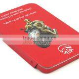 Rectangular Sliding Tin Can for Mint Candy Packaging