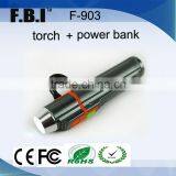 Rechargeable Led Super Power Usb Flashlight Torch Light Portable Power Bank thumbnail-1