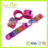 215*25*2mm Cartoon Printing Silicone Slap Bracelet, Silicone Slap Wirstbands, Souvenirs Promotion Gift thumbnail-6