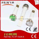 Dia 10mm Nylon PA66 Check Engine Lamp Flat High Light 12 V Incandescent Lamp Indicator thumbnail-3