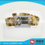 HF 13.56MHz Professional RFID Woven Fabric Wristband Bracelet thumbnail-1